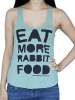 Eat More Rabbit Food Racerback