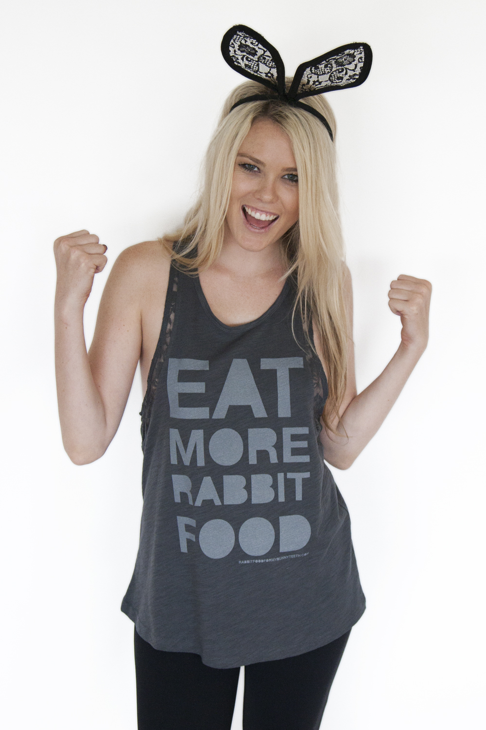 Eat More Rabbit Food Lacey Tank