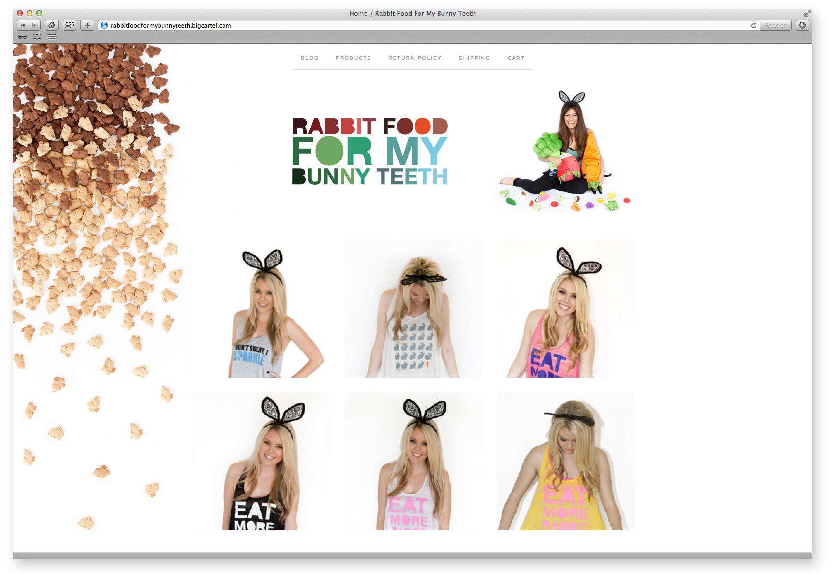 Eat More Rabbit Food Shirt Online Store