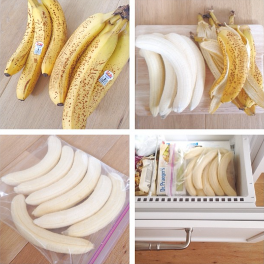 How to freeze bananas 2