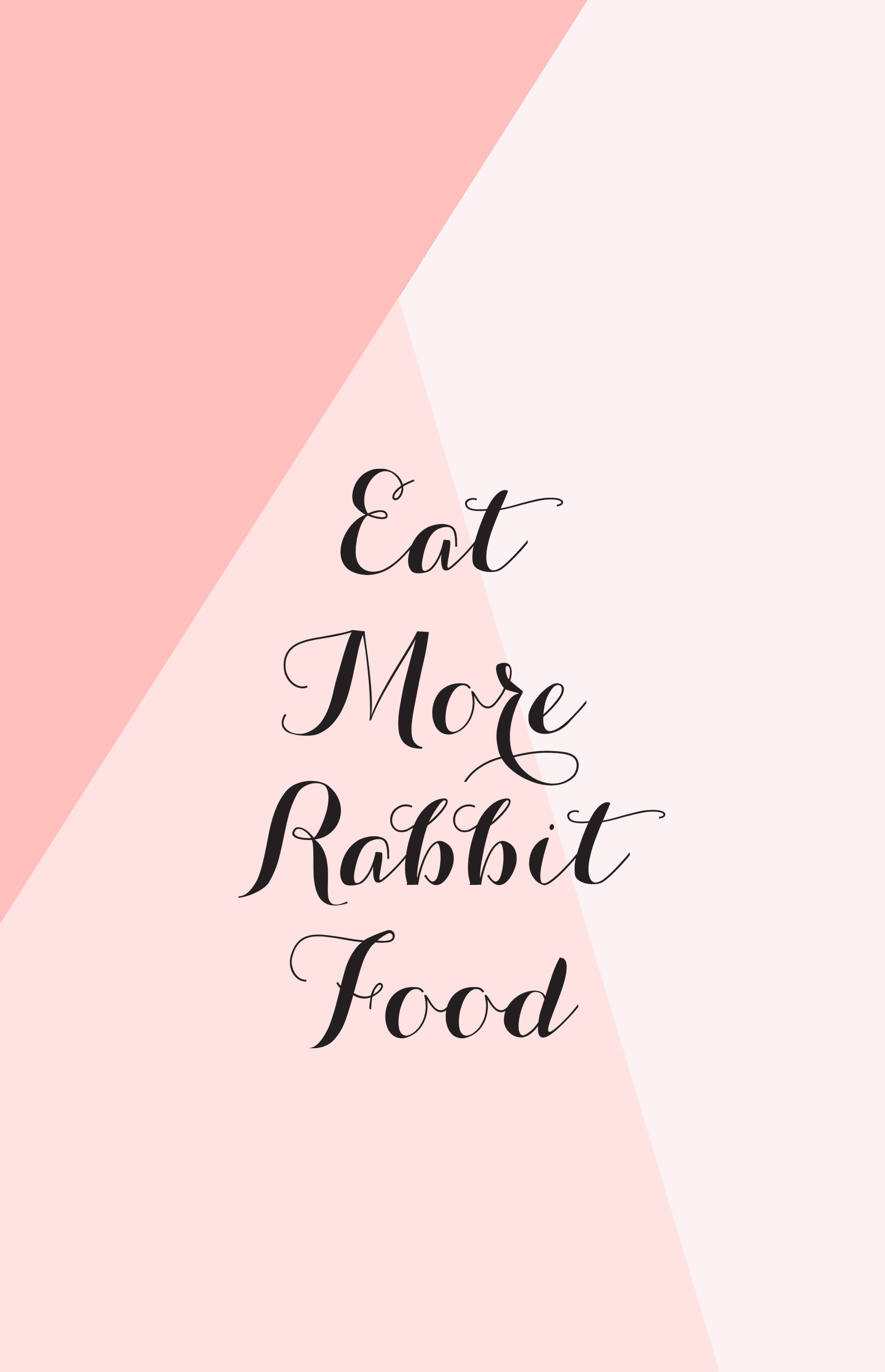 iphone-wallpaper-pink - Eat More Rabbit Food